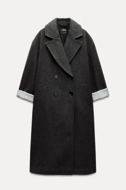 Sale ABRIGO CRUZADO OVERSIZE Mujer Abrigos / Anoraks