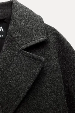 Sale ABRIGO CRUZADO OVERSIZE Mujer Abrigos / Anoraks