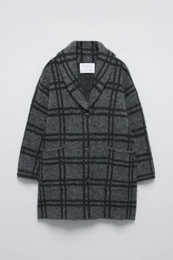Niños ZARA 6 - 14 Años·Abrigos|6 - 14 Años·Punto<ABRIGO CUADROS