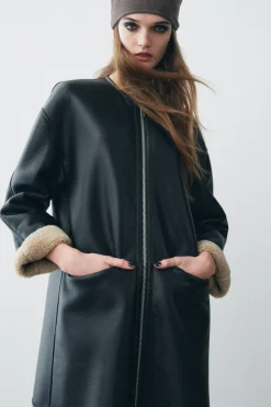 Online ABRIGO DOBLE FAZ ZW COLLECTION Mujer Abrigos / Anoraks