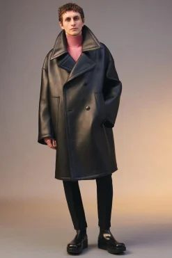 Online ABRIGO EFECTO ENGOMADO LIMITED EDITION Hombre Cazadoras|Abrigos / Gabardinas