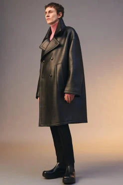 Online ABRIGO EFECTO ENGOMADO LIMITED EDITION Hombre Cazadoras|Abrigos / Gabardinas