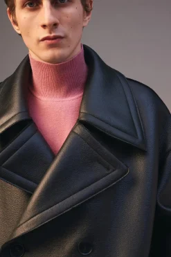 Online ABRIGO EFECTO ENGOMADO LIMITED EDITION Hombre Cazadoras|Abrigos / Gabardinas