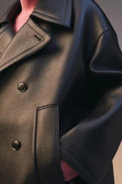 Online ABRIGO EFECTO ENGOMADO LIMITED EDITION Hombre Cazadoras|Abrigos / Gabardinas