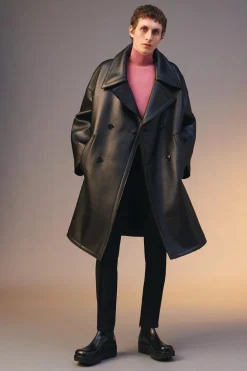 Online ABRIGO EFECTO ENGOMADO LIMITED EDITION Hombre Cazadoras|Abrigos / Gabardinas