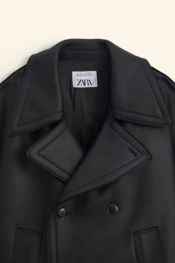 Online ABRIGO EFECTO ENGOMADO LIMITED EDITION Hombre Cazadoras|Abrigos / Gabardinas