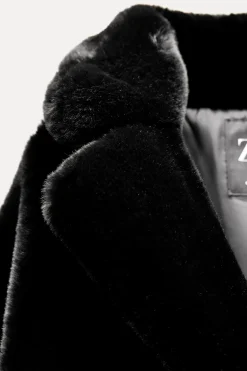 Best ABRIGO EFECTO PELO Mujer Abrigos / Anoraks