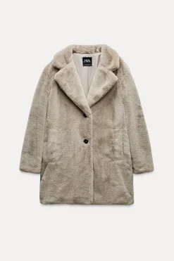 Fashion ABRIGO EFECTO PELO Mujer Abrigos / Anoraks