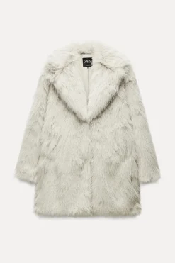 Fashion ABRIGO EFECTO PELO Mujer Abrigos / Anoraks