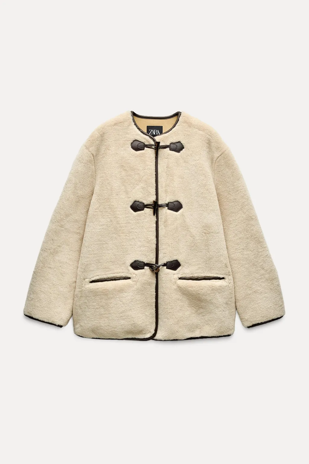 Discount ABRIGO EFECTO PELO ALAMARES Mujer Abrigos / Anoraks