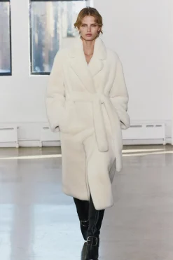 Best ABRIGO EFECTO PELO CINTURÓN ZW COLLECTION Mujer Abrigos / Anoraks