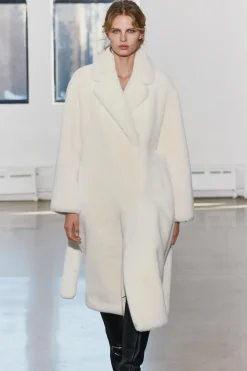 Best ABRIGO EFECTO PELO CINTURÓN ZW COLLECTION Mujer Abrigos / Anoraks