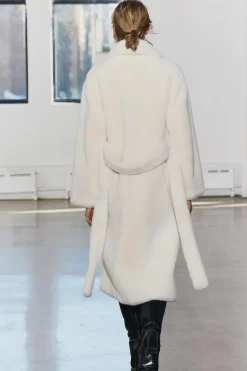 Best ABRIGO EFECTO PELO CINTURÓN ZW COLLECTION Mujer Abrigos / Anoraks