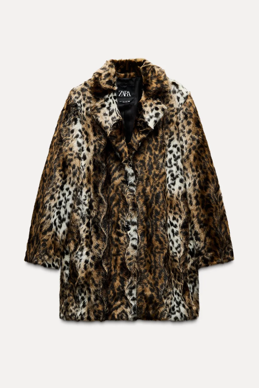 Discount ABRIGO EFECTO PELO ESTAMPADO ANIMAL ZW COLLECTION Mujer Abrigos / Anoraks