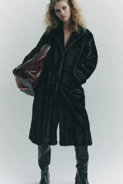 Online ABRIGO EFECTO PELO ZW COLLECTION Mujer Abrigos / Anoraks