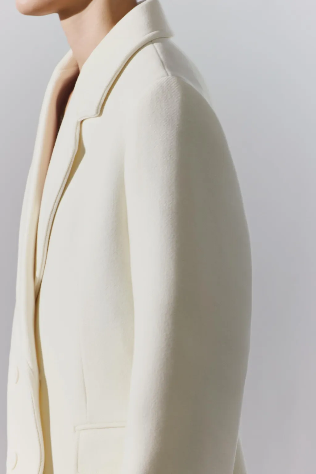 Discount ABRIGO ENTALLADO MEZCLA LANA MANTECO ZW COLLECTION Mujer Abrigos / Anoraks