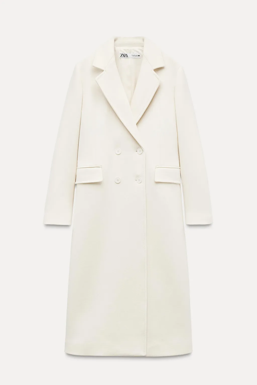 Discount ABRIGO ENTALLADO MEZCLA LANA MANTECO ZW COLLECTION Mujer Abrigos / Anoraks