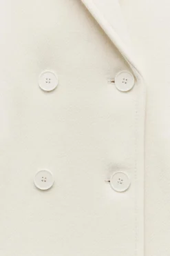 Discount ABRIGO ENTALLADO MEZCLA LANA MANTECO ZW COLLECTION Mujer Abrigos / Anoraks