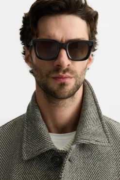 Sale ABRIGO ESTRUCTURA ESPIGA Hombre Cazadoras|Abrigos / Gabardinas