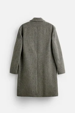 Sale ABRIGO ESTRUCTURA ESPIGA Hombre Cazadoras|Abrigos / Gabardinas