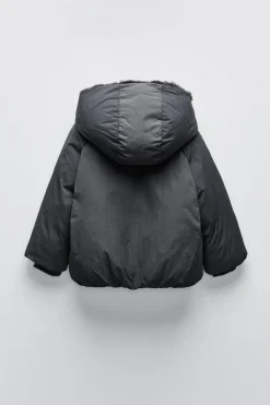 Niños ZARA 1½ - 6 Años·Abrigos|6 - 18 Meses·Abrigos / Buzos<ABRIGO FORRADO CAPUCHA