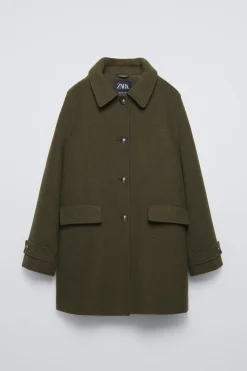 Niños ZARA 6 - 14 Años·Abrigos<ABRIGO LANA LARGO BOTONES