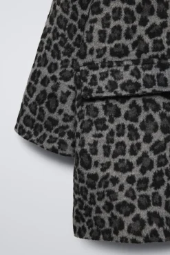 Niños ZARA 6 - 14 Años·Abrigos<ABRIGO LARGO ANIMAL PRINT