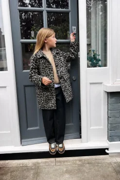 Niños ZARA 6 - 14 Años·Abrigos<ABRIGO LARGO ANIMAL PRINT