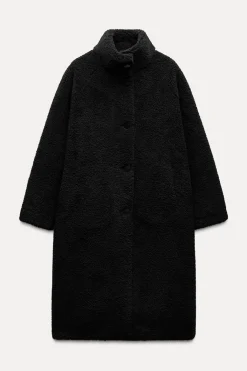 Outlet ABRIGO LARGO BORREGUILLO Mujer Abrigos / Anoraks