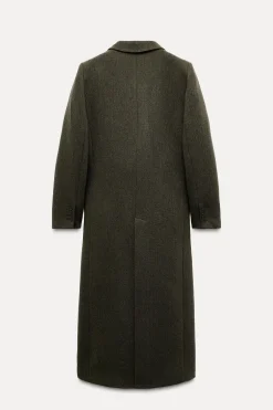 Best ABRIGO LARGO CON LANA ZW COLLECTION Mujer Abrigos / Anoraks