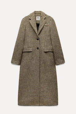 Online ABRIGO LARGO CUADROS ZW COLLECTION Mujer Abrigos / Anoraks