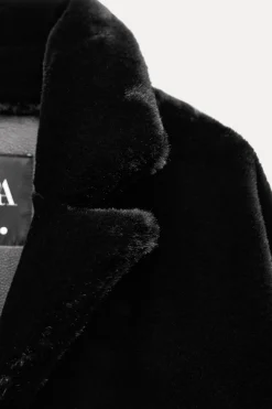 Outlet ABRIGO LARGO EFECTO PELO ZW COLLECTION Mujer Abrigos / Anoraks