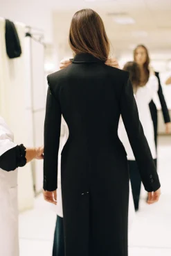 Best ABRIGO LARGO ENTALLADO ZW COLLECTION Mujer Abrigos / Anoraks