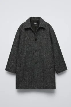 Niños ZARA 6 - 14 Años·Abrigos<ABRIGO LARGO ESPIGA