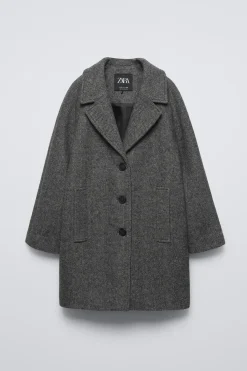 Niños ZARA 6 - 14 Años·Abrigos<ABRIGO LARGO ESPIGA