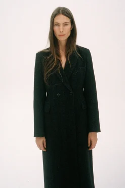 Best ABRIGO LARGO ESPIGA ZW COLLECTION Mujer Abrigos / Anoraks