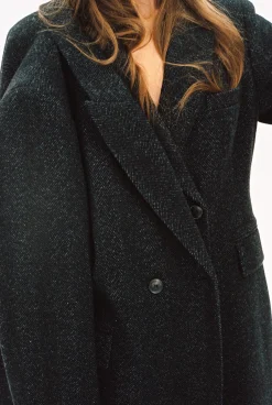 Best ABRIGO LARGO ESPIGA ZW COLLECTION Mujer Abrigos / Anoraks