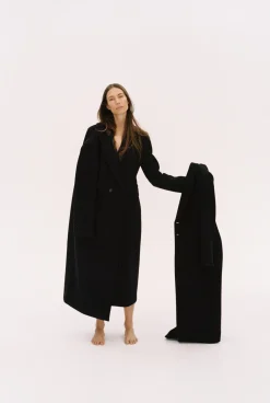 Best ABRIGO LARGO ESPIGA ZW COLLECTION Mujer Abrigos / Anoraks