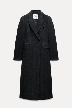 Best ABRIGO LARGO ESPIGA ZW COLLECTION Mujer Abrigos / Anoraks