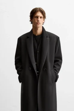 Clearance ABRIGO LARGO ESTRUCTURA Hombre Cazadoras|Abrigos / Gabardinas