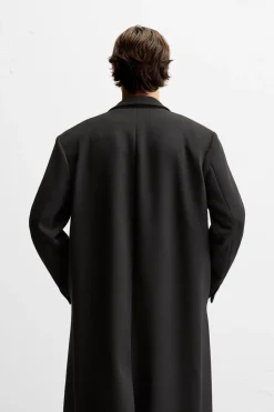 Clearance ABRIGO LARGO ESTRUCTURA Hombre Cazadoras|Abrigos / Gabardinas