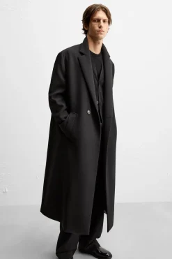 Clearance ABRIGO LARGO ESTRUCTURA Hombre Cazadoras|Abrigos / Gabardinas