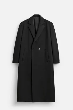 Clearance ABRIGO LARGO ESTRUCTURA Hombre Cazadoras|Abrigos / Gabardinas