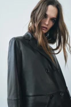 Clearance ABRIGO LARGO PIEL 100% ZW COLLECTION Mujer Abrigos / Anoraks