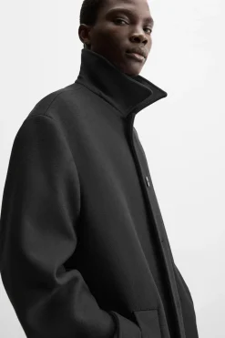 Best ABRIGO MEZCLA LANA Hombre Cazadoras|Abrigos / Gabardinas