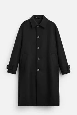 Best ABRIGO MEZCLA LANA Hombre Cazadoras|Abrigos / Gabardinas