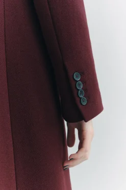 Fashion ABRIGO MEZCLA LANA MANTECO ZW COLLECTION Mujer Abrigos / Anoraks