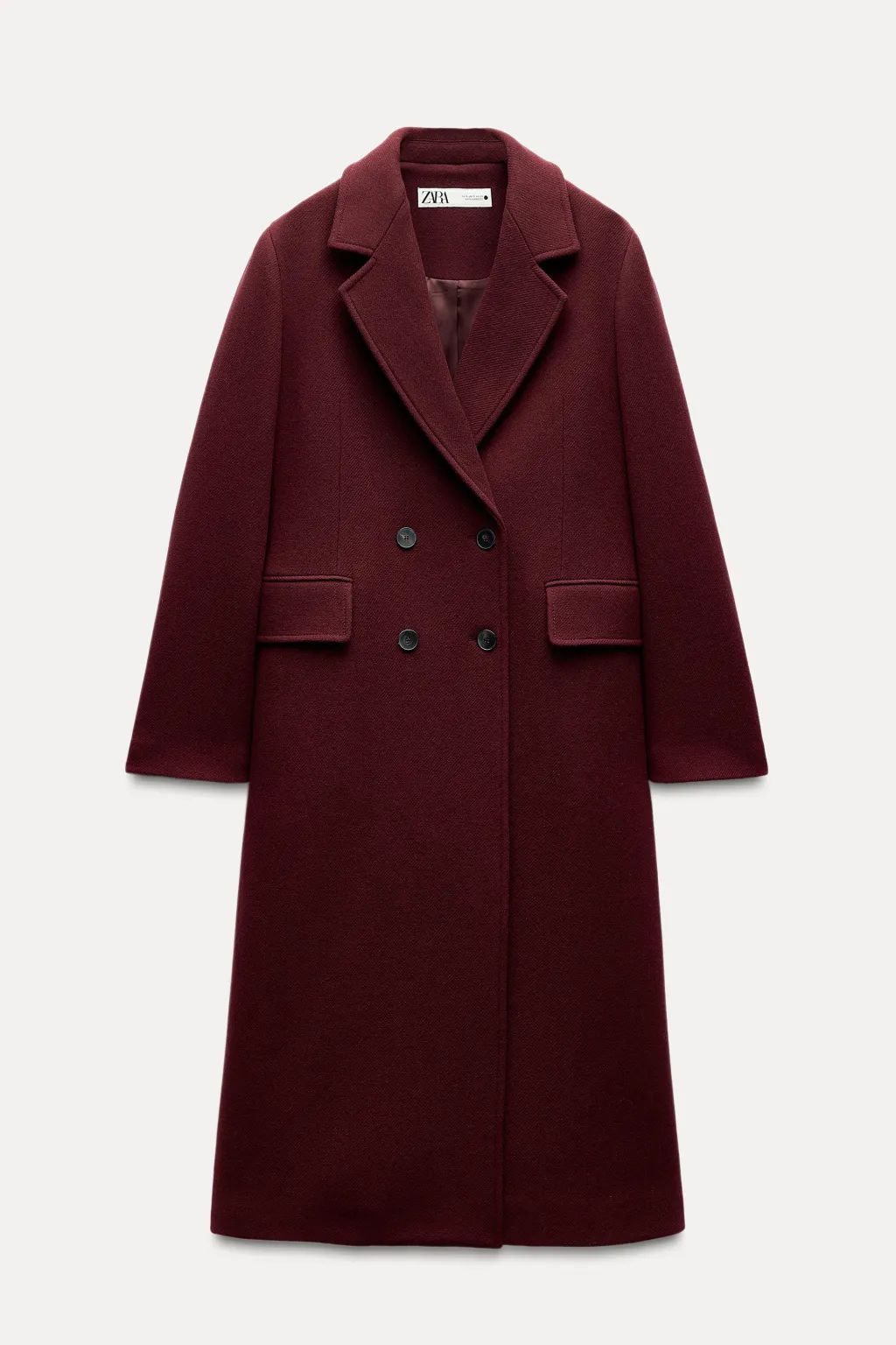 Fashion ABRIGO MEZCLA LANA MANTECO ZW COLLECTION Mujer Abrigos / Anoraks