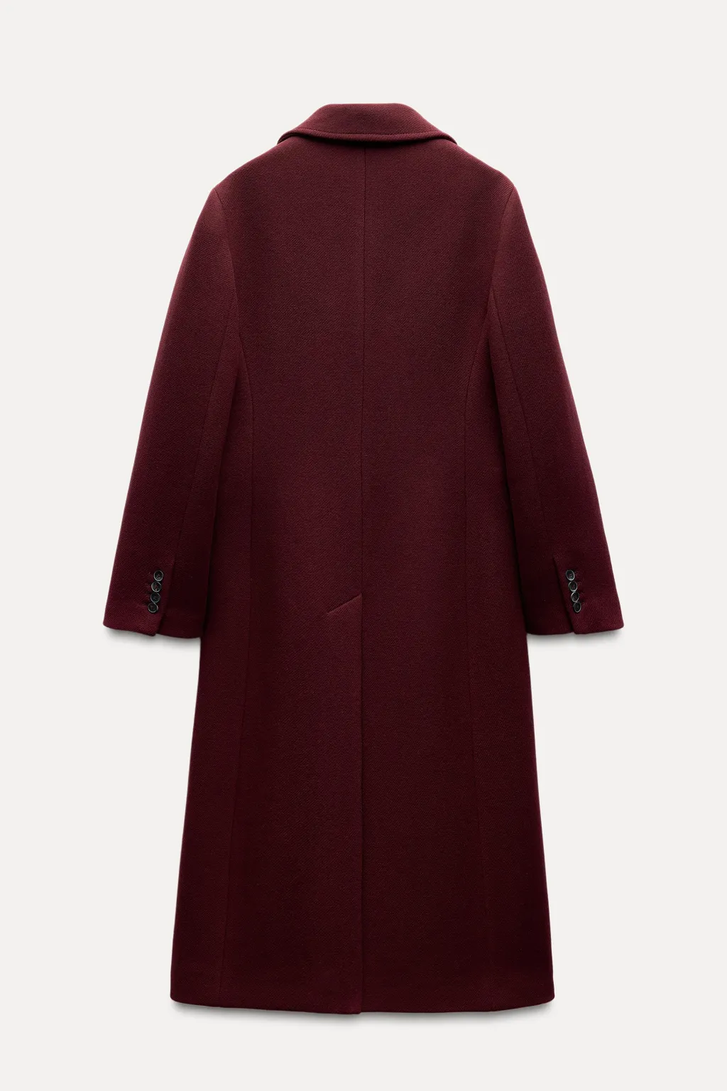 Fashion ABRIGO MEZCLA LANA MANTECO ZW COLLECTION Mujer Abrigos / Anoraks