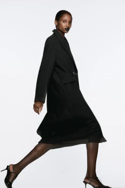 Clearance ABRIGO OVERSIZE CON LANA Mujer Abrigos / Anoraks